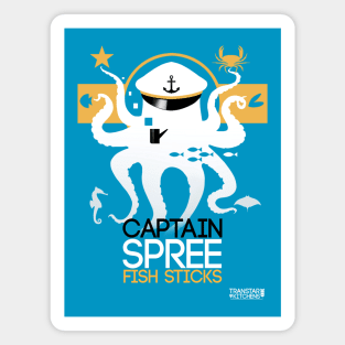 Captain Spree Fish Sticks Magnet